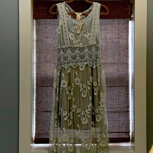 Sundance lace midi dress